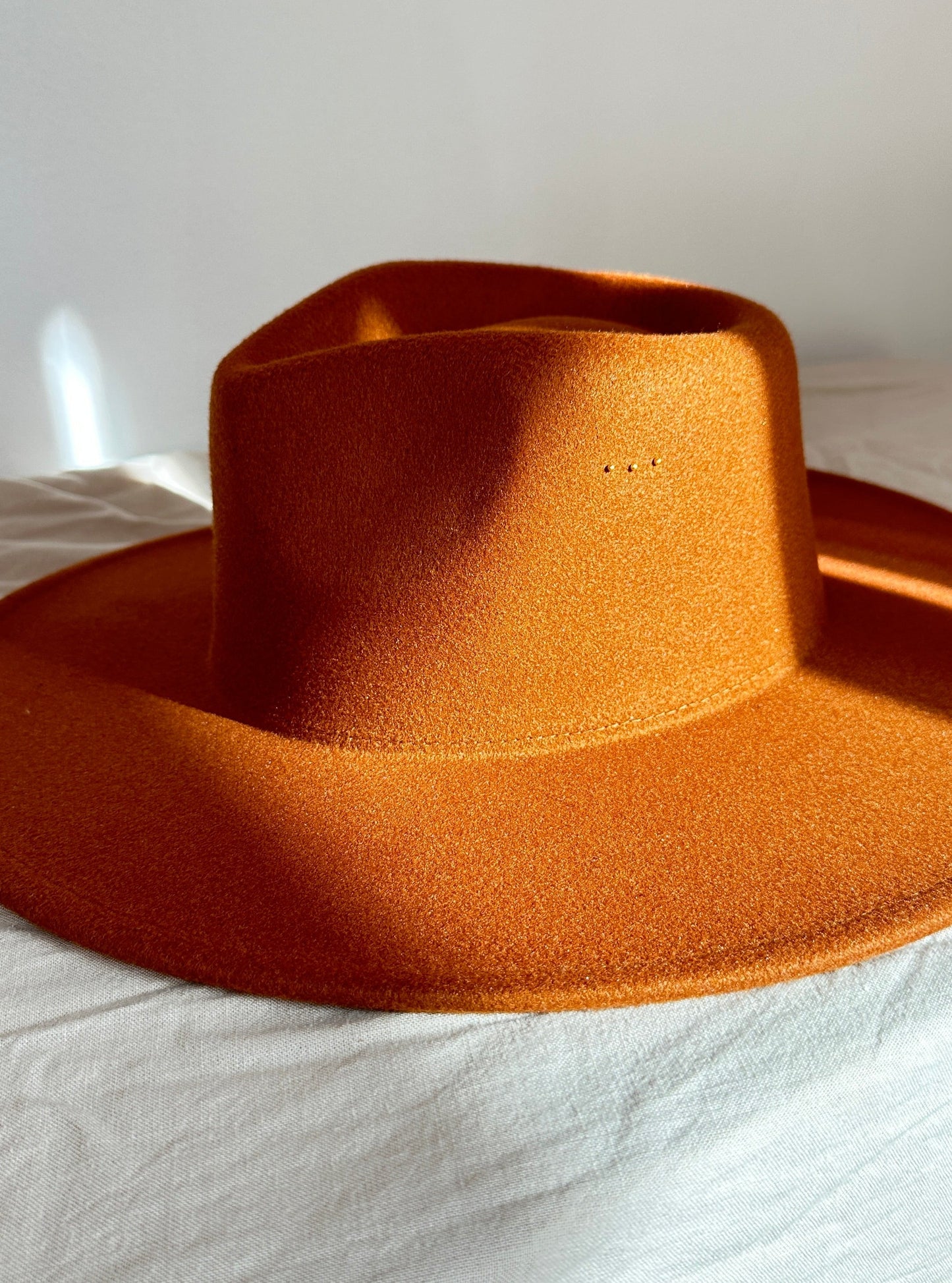 Wide Brim Fedora Hat Spice