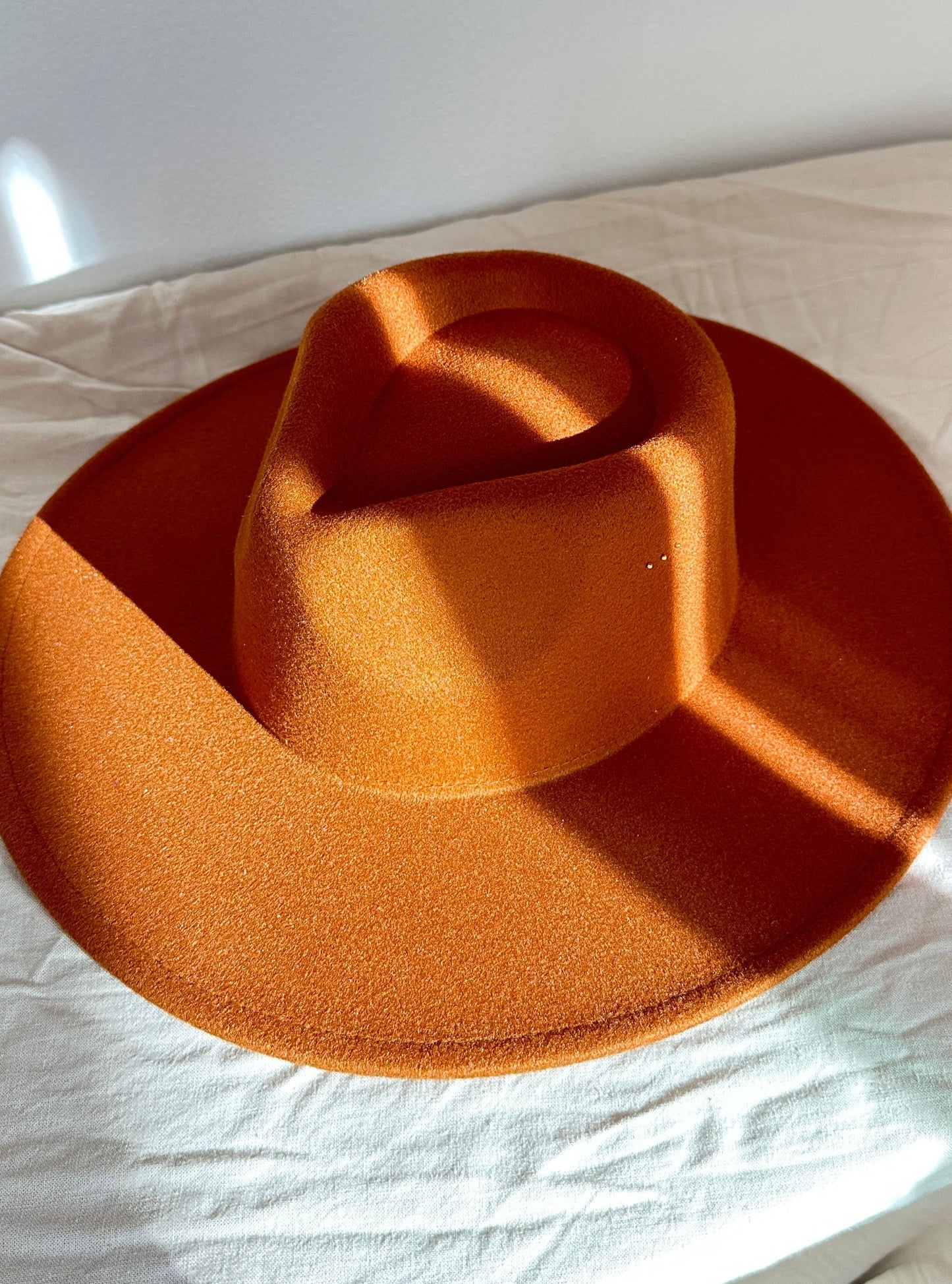 Wide Brim Fedora Hat Spice