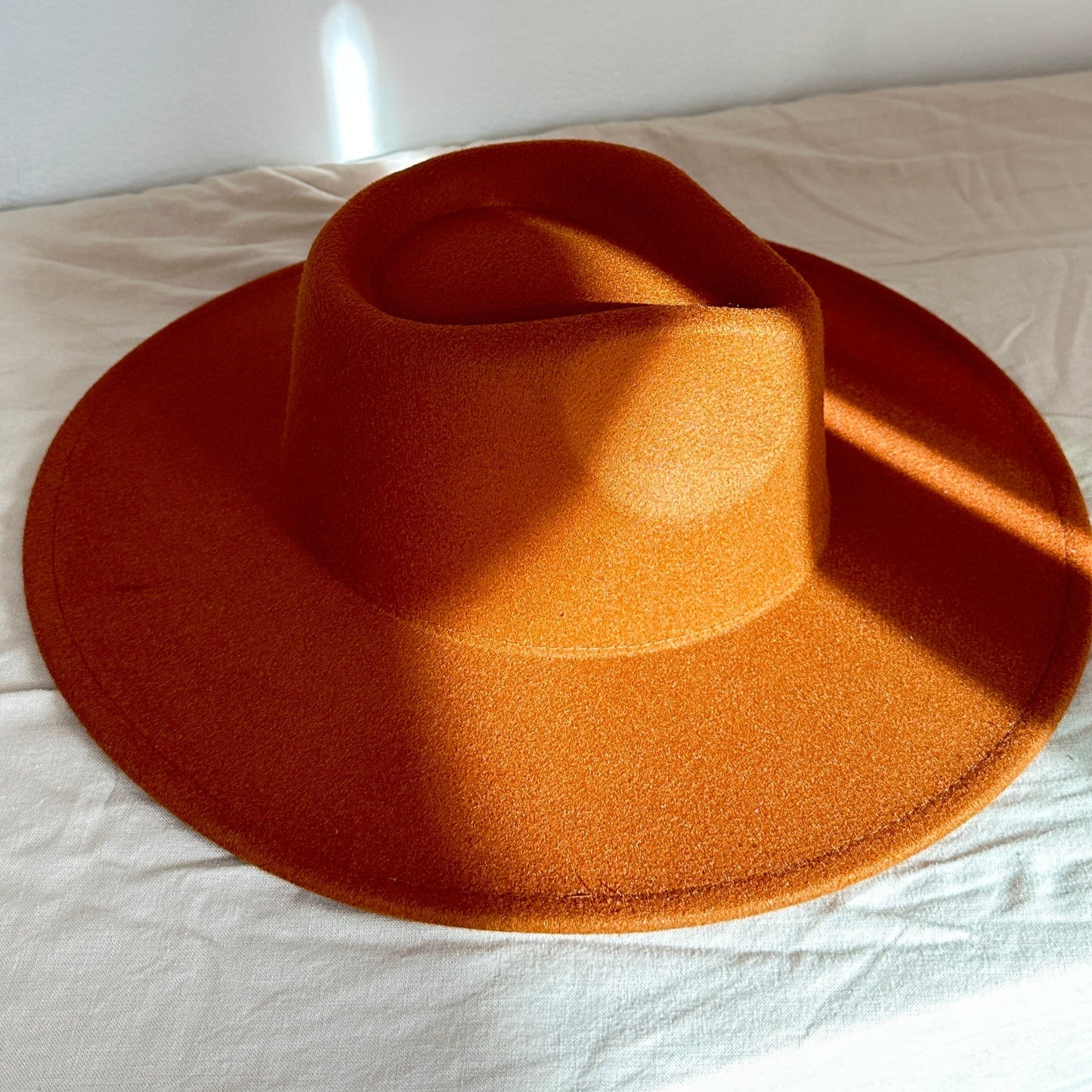 Wide Brim Fedora Hat Spice