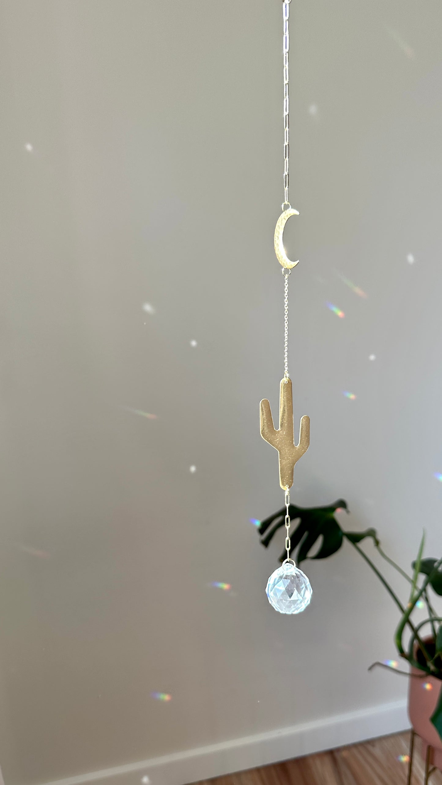 cactus moon suncatcher