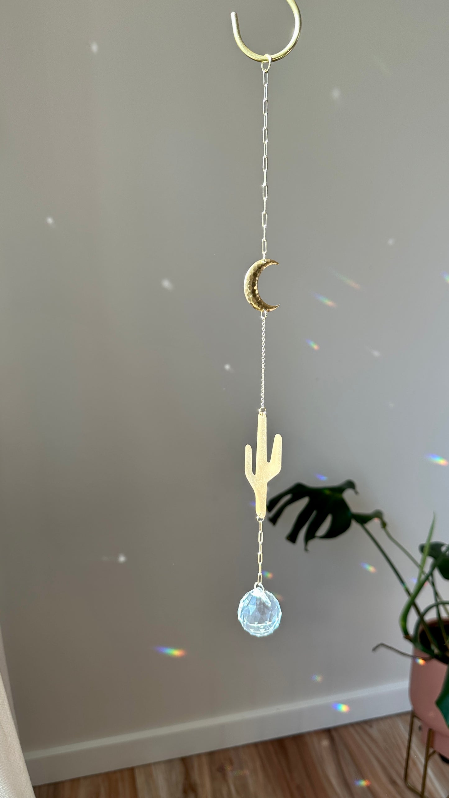 cactus moon suncatcher