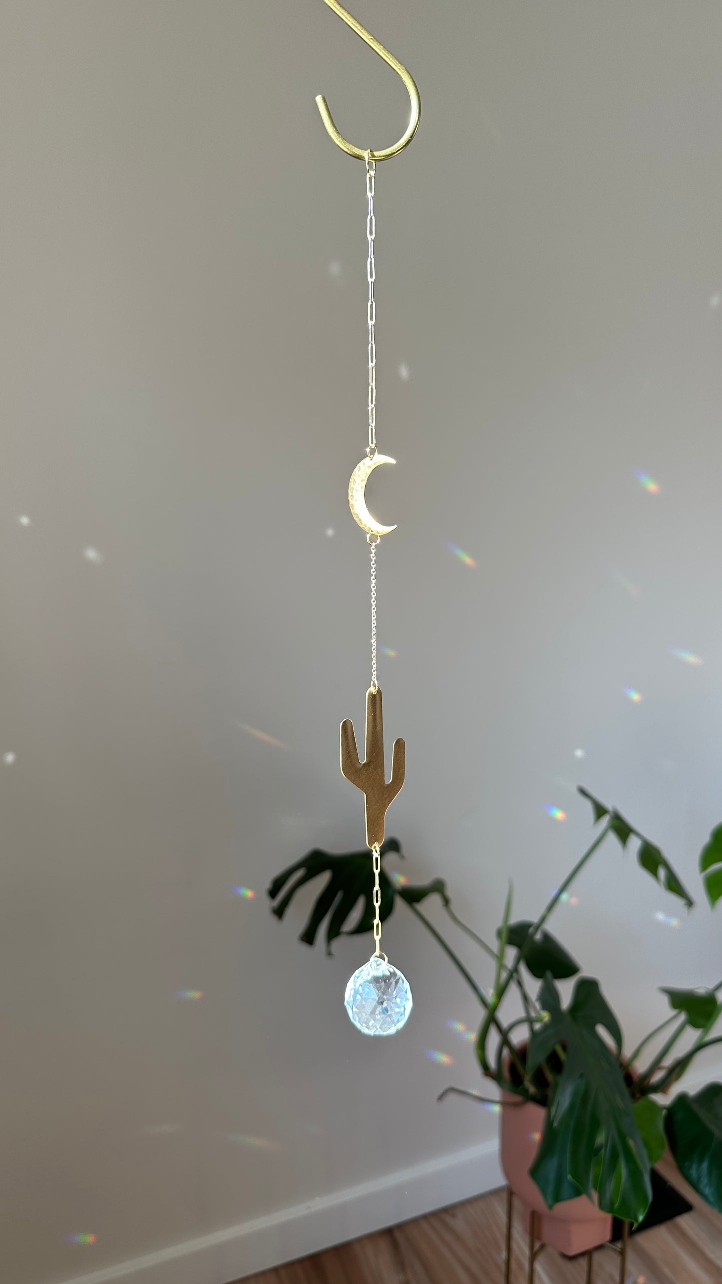 cactus moon suncatcher